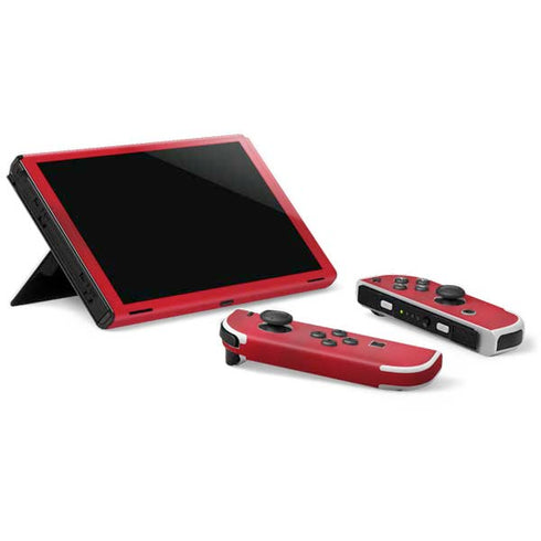 Denmark Soccer Flag Nintendo Switch OLED (2021) Skin